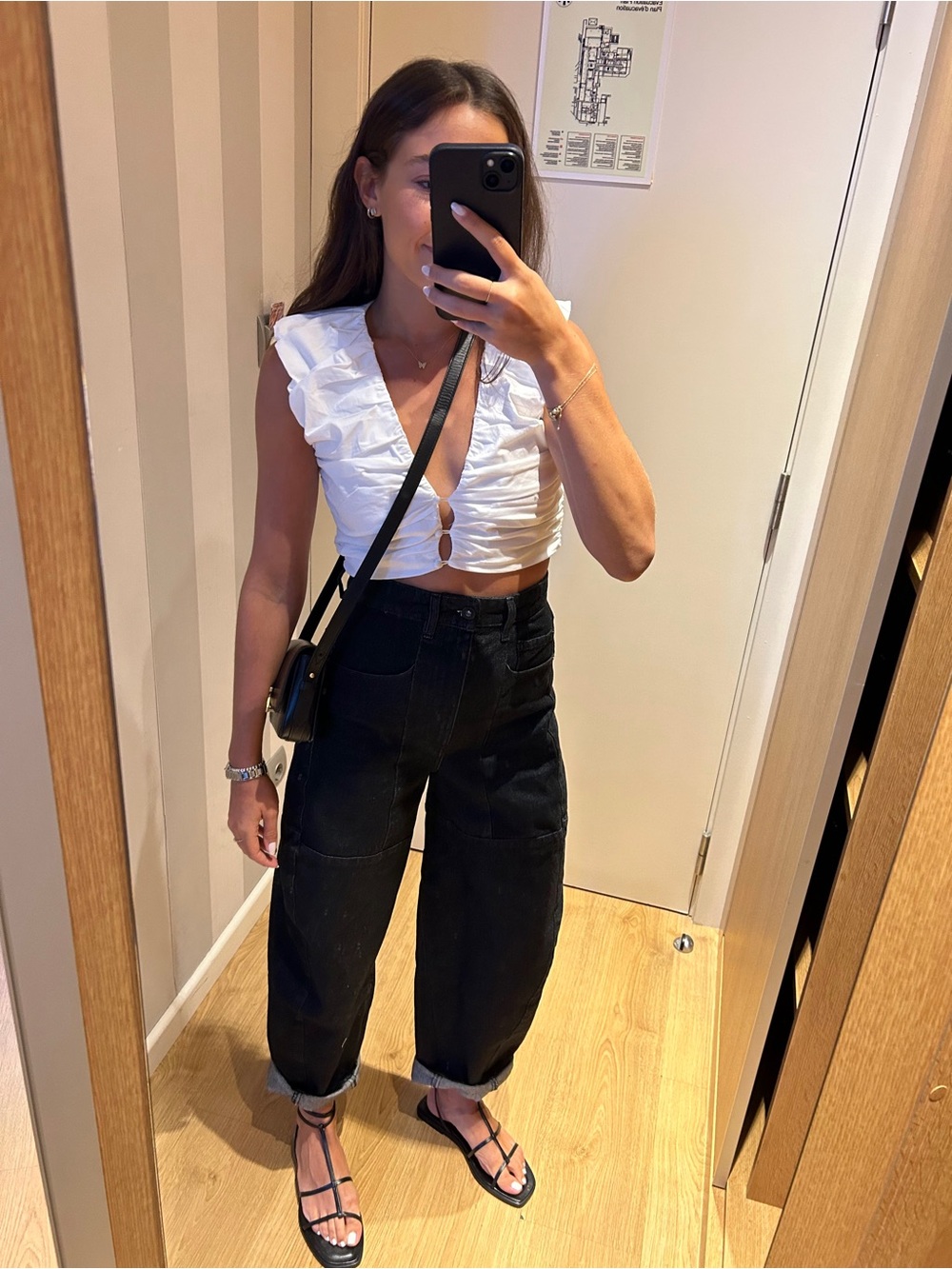 High-Rise dark Wide-Leg Women’s Jeans